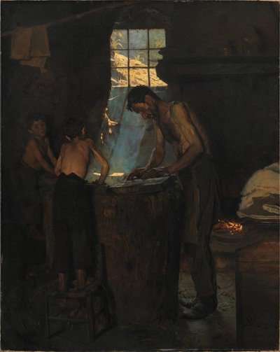Cappellai di villaggio italiani da Peder Severin Krøyer